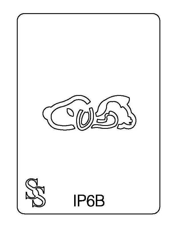 IMPRESSION PLATE IP6 DOG